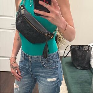 Tory Burch Black Bum Bag